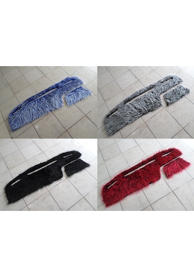Tempra Tipo Uyumlu Torpido Örtüsü Peluş Kumaş Siyah