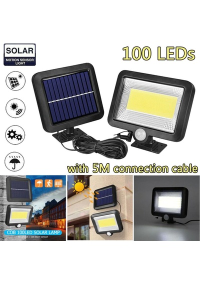 100 Led Cob Güneş Enerjili Led Aydınlatma