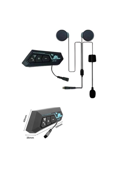 Bluetooth Kask Kulaklığı Intercom 5.0 Bluetooth Android Ve İos Uyumlu Yeni Nesil 01282969