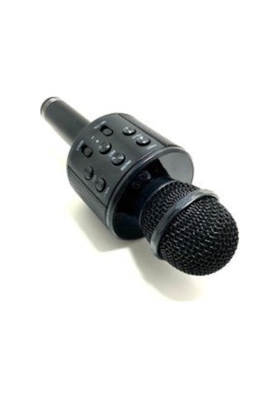 Karaoke Bluetooth Mikrofon Hoparlör Aux Usb Micro Sd Kart Girişli