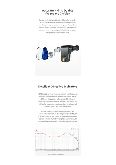 Ayrex Zero Mavi Dual Dynamic Drivers In-ear Headphone Sahne, Stüdyo Veya Odyofil İçin Çift Sürücülü Kulak İçi/ Genel