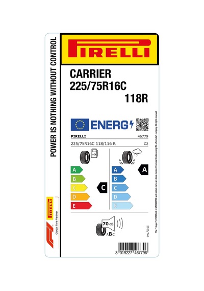 Pirelli Carrier T01 225/75R16 C 118R Yaz Lastiği - 2026