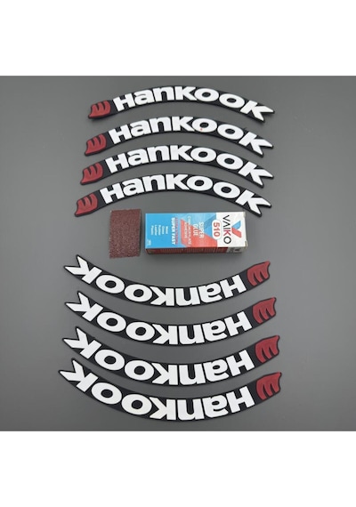 Motorsiklet Lastik Yazısı 8 Adet Ve Yapıştırıcı Model1