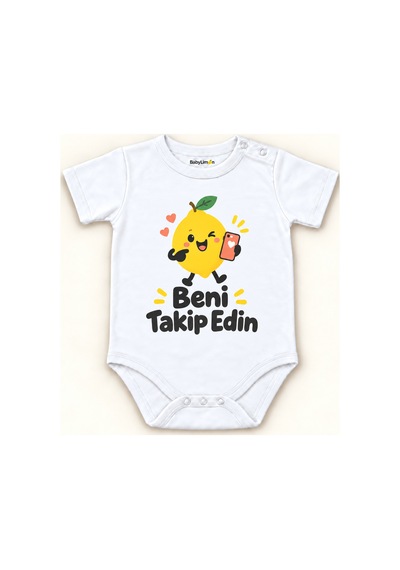 Babylimon Beni Takip Edin Beyaz Kısa Kollu Çıtçıtlı Bebek Zıbını Beyaz - Beni Takip Edin - 928161937 Beyaz - Beni Takip Edin Babylimon Beni Takip Edin Beyaz Kısa Kollu Çıtçıtlı Bebek Zıbını Beyaz - Beni Takip Edin - 928161937 Beyaz - Beni Takip Edin