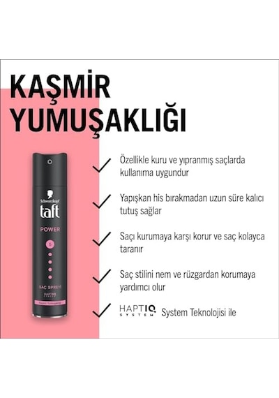 Power Kaşmir Güçlü Sprey 250 Ml Saç Spreyi