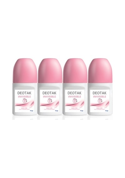 Deotak Invisible Kadın Roll-On Deodorant 35 ML x 4