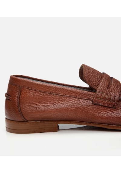 Hotiç Erkek Deri Taba Ultra Hafif Tabanlı Klasik Loafer 02ayh305460a370 Taba-tan Taba