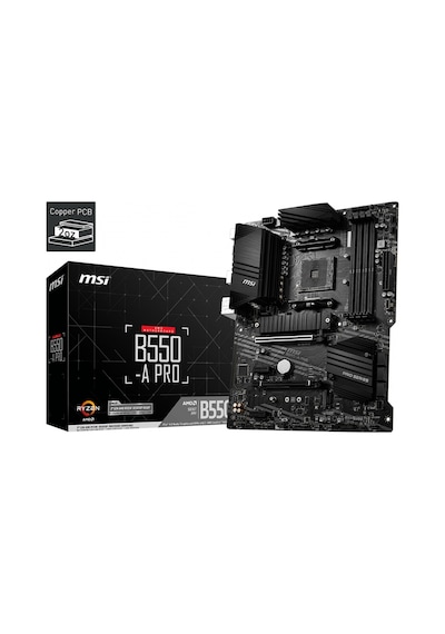 Msı B550-a Pro Ddr4 3200mhz 1xhdmı 1xdp 2xm.2 Usb 3.2 Atx Am4 Amd 5000/4000g/3000 Serileri İle Uyum