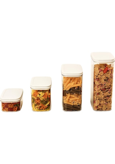 Moonstar Maximum Plus Set Plastik 5 Parça Saklama Kabı 6.58 Lt-Ma Siyah