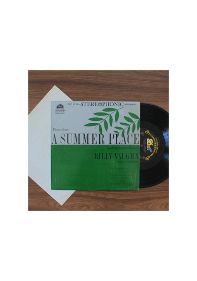 Billy Vaughn And His Orchestra Theme From A Summer Place 10'' Plak