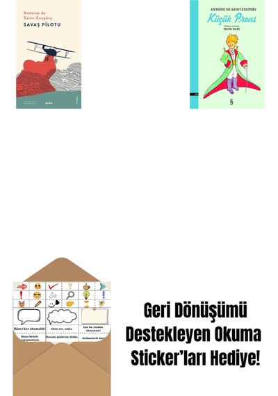 Savaş Pilotu + Küçük Prens + Okuma Sticker'ları