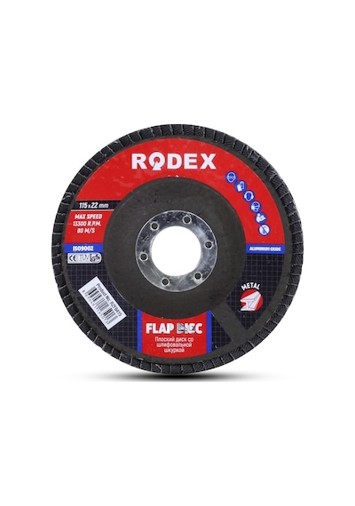 Spiral Avuç Içi Taşlama Makinesi Cırt Zımpara 115 Mm (9 Parça)