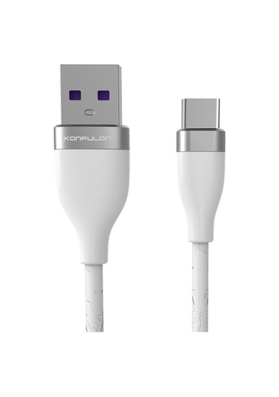 Konfulon S84 Seramik Uçlu Type-c 1m 3.1a Ilkeshop - 90 - Beyaz