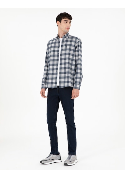 Pierre Cardin Erkek Lacivert Jean Pantolon 50294576-vr033 Lacivert