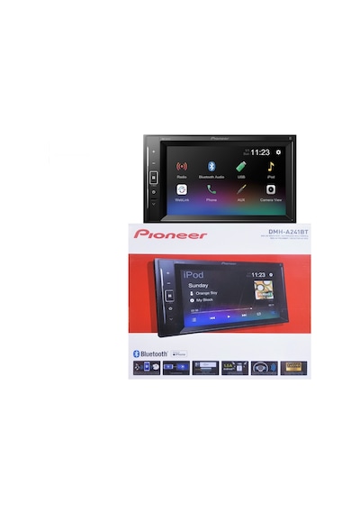 Pioneer Dmh-A241Bt Bluetoth'Lu Iphone Android Uyumlu 6.2" Teyp