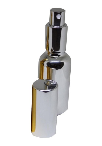 Gümüş Sprey Kapaklı Cam Şişe 30 Ml 1320 Adet