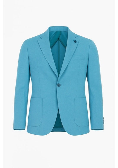 Plus Scorpion Erkek Slim Fit Blazer Ceket Tek Düğmeli Çift Yırtmaçlı Torba Cepli Yarım Astarlı Turkuaz Mavisi Plus Scorpion Erkek Slim Fit Blazer Ceket Tek Düğmeli Çift Yırtmaçlı Torba Cepli Yarım Astarlı Turkuaz Mavisi