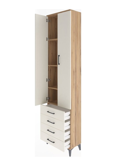 Arges Dolap 4 Raflı 4 Çekmeceli 2 Kapaklı 60x30x243 Çam-aytaşı Çam Arges Dolap 4 Raflı 4 Çekmeceli 2 Kapaklı 60x30x243 Çam-aytaşı Çam