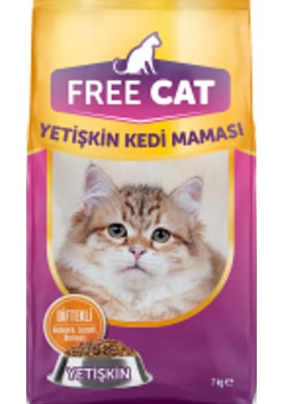 Free Cat Biftekli Yetişkin Kedi Maması  7 Kg