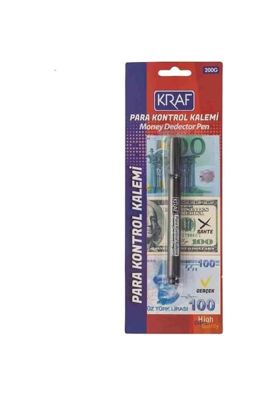Kraf 200g Para Kontrol Kalemi Çok Renkli