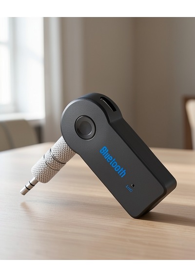 Bluetooth Aux Kiti Kablosuz Mikrofonlu Oto Mp3 Çalar 3.5mm