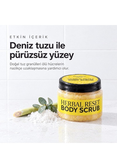 Herbal Reset Body Scrub, Botanik Tuz Vücut Peelingi, 250 Ml