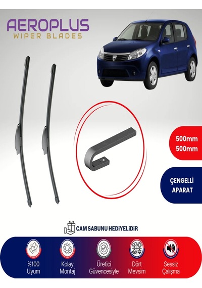 Aeroplus Dacia Sandero Muz Silecek Takımı 2008-2015
