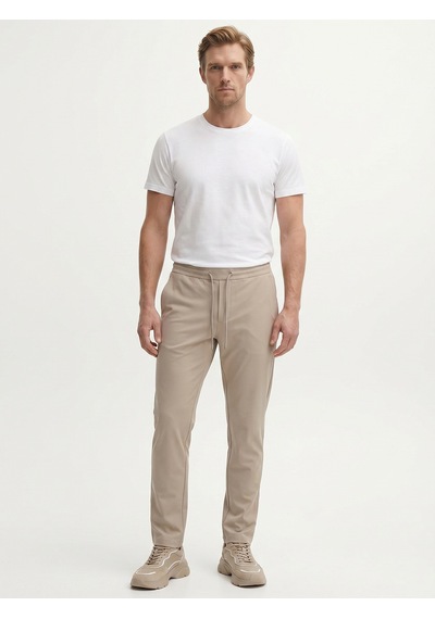 Bej Formunu Koruyan Slim Fit Jogger 100736