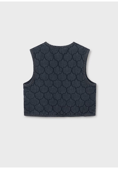 Mayoral Kız Çocuk Denim Yelek 7319 Lacivert