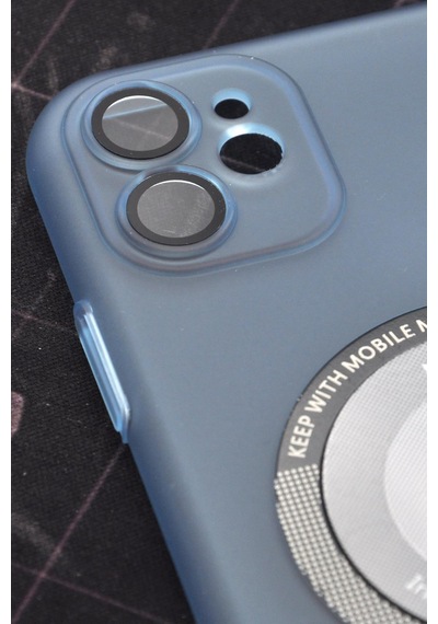 Apple Uyumlu iPhone 11 Uyumlu Mint Yeşil Renkli Yarı Şeffaf İnce Sert Kapak Kılıf Kamera Lens Korumalı Mint Yeşili -