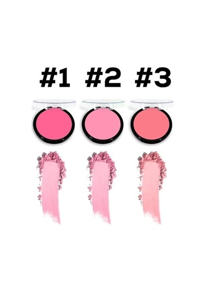 3 Lü Matte Powder Allık Seti Çok Renkli