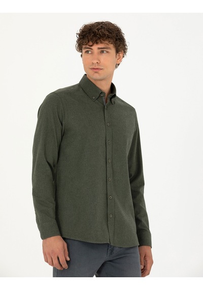 Pierre Cardin Erkek Haki Gömlek Desenli 50275625-vr027 Haki Pierre Cardin Erkek Haki Gömlek Desenli 50275625-vr027 Haki