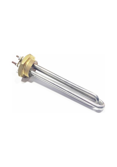 17cm 1 1/4 İnç Cr304 Vidalı 1250w+1250w 2500w Isıtıcı Rezistans