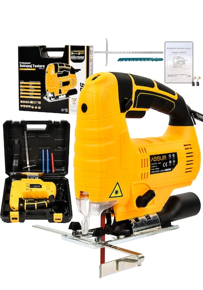 Assur ASR806 8W Elektrikli Dekupaj Testere Sarı