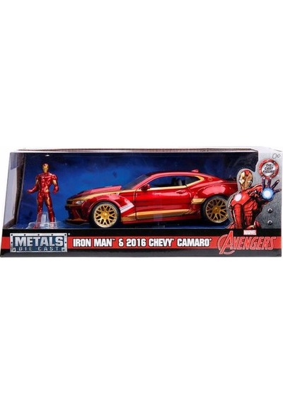Marvel Iron Man 2016 Chevy Camaro Ss 1:24