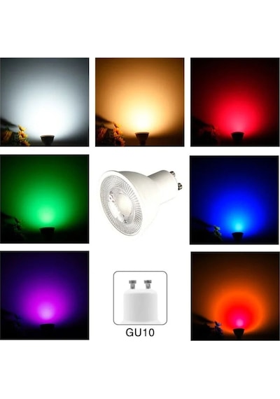 Ct-4215 Led Ampul 7w Mavi Gu10 Duy Tekli Mavi Işık Gu10 Led Ampul 7 Watt Yok