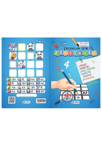 Çocuklar İçin Zeka & Dikkat Güçlendiren FUTOSHİKİ Kolay Seviye-Yeni Nesil JAPON SUDOKU 7-99 Yaş