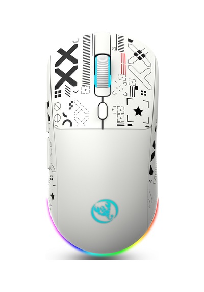 T90 Kablosuz 3 Modlu Mouse -650 Mah Batarya - 4800 Fps Özel Baskılı Tasarım - Rgb Diğer