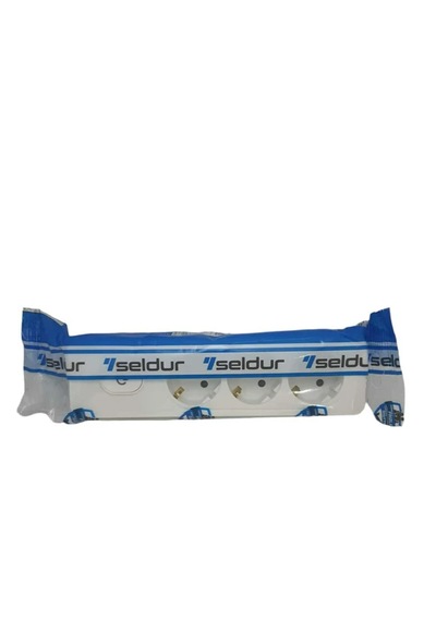 Asyagrup Seldur Üçlü Çocuk Korumalı Grup Priz Anahtarlı Kablosuz