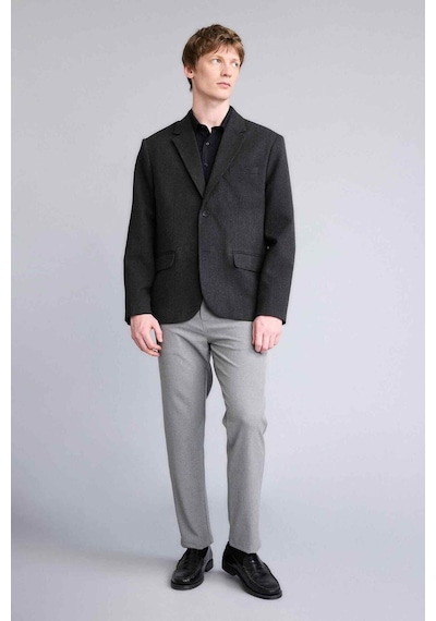 Defacto Regular Fıt Blazer Ceket G7524ax26spar138 Antrasit-ar138