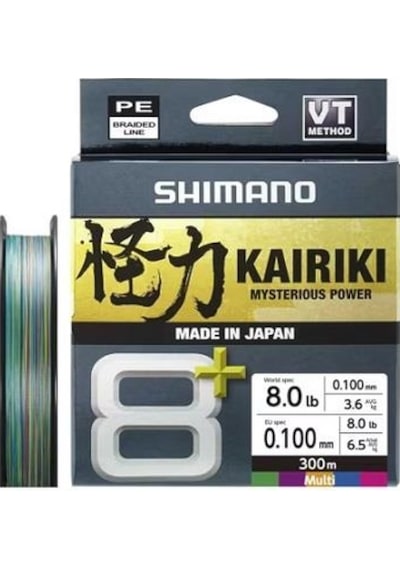 Shimano Kairiki 8+ 300 Mt 0.10mm İp Misina Multi Color