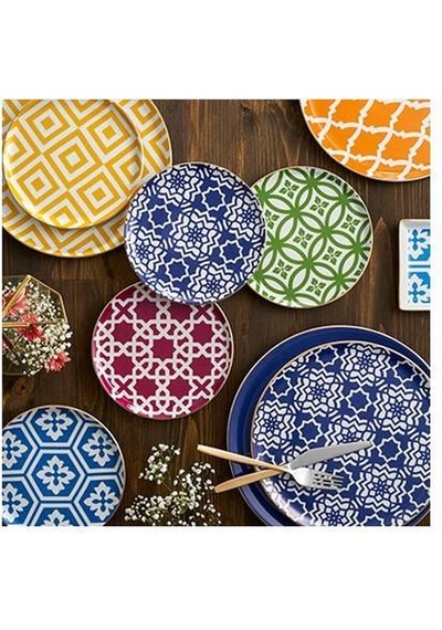 Porland Morocco 18 Parça Set 04A+P021276 Çok Renkli