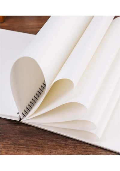25x35 Cm Spiralli Resim Defteri 2 Adet 15 Yaprak Spiralli Orta Boy Resim Defteri Karton Kapak 110 Gr