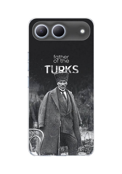 Tecno Spark 40 5g Uyumlu Atatürk'ün Mirası Baskılı Silikon Kılıf Renkli