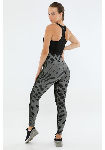 Maraton Sportswear Slimfit Kadın Basic Haki Tayt 20491-haki
