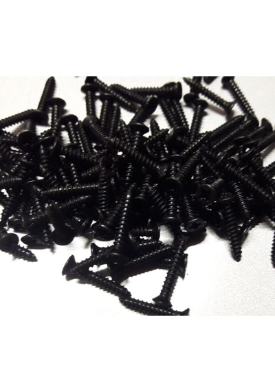 2.2X13 MM Çelik Vida 1000 Adet-Siyah