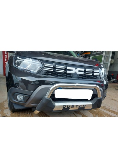 Türkmen Dacia Duster 2018 Sonrası Krom Ön Koruma Amazon Model