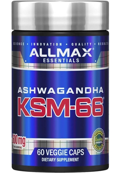 Allmax, Essentials Ashwa/gandha Ksm-66 60 Caps