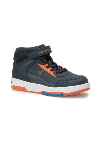 Lumberjack Nıtra Hı Lacivert Erkek Çocuk High Sneaker Lacivert-turuncu
