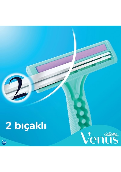 Gillette Simply Venus 2 Kullan At Kadın Tıraş Bıçağı 2 Adet